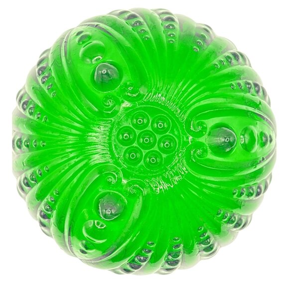 Vintage Anchor Hocking Vibrant Green Bubble Bowls - Picture 5 of 8